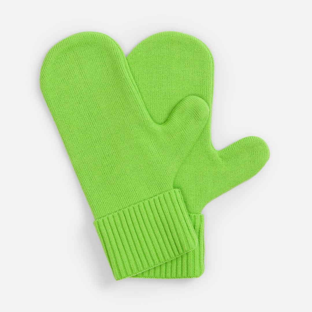Варежки Yong, светло-зеленые (салатовые), размер S/M