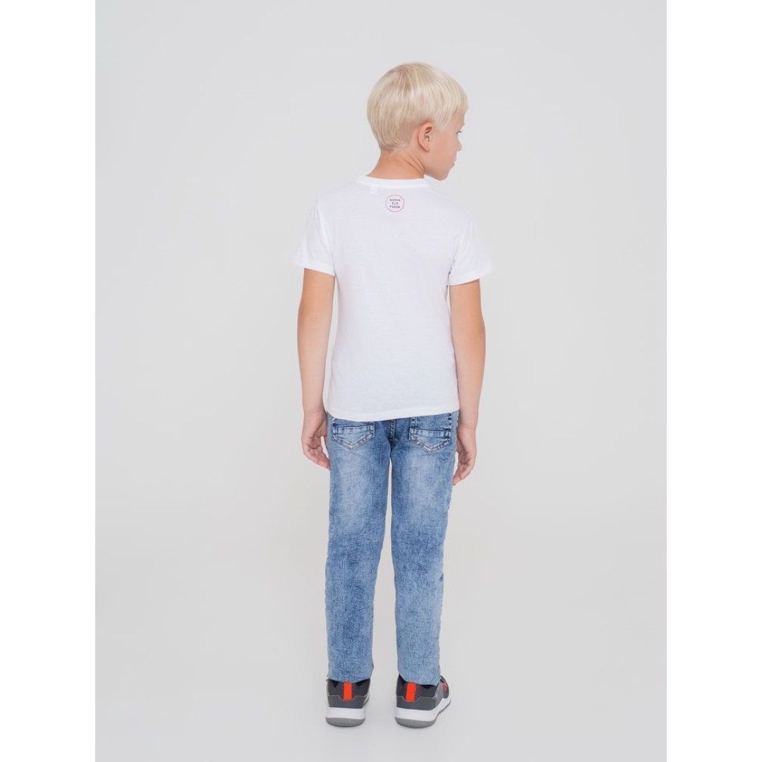 Футболка детская «Давай возьмемся за руки», белая, на рост 130-140 см (10 лет)