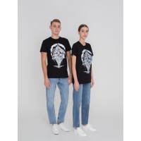 Футболка «Летучий Голландец», черная, XS