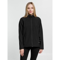 Куртка софтшелл женская Race Women черная, L