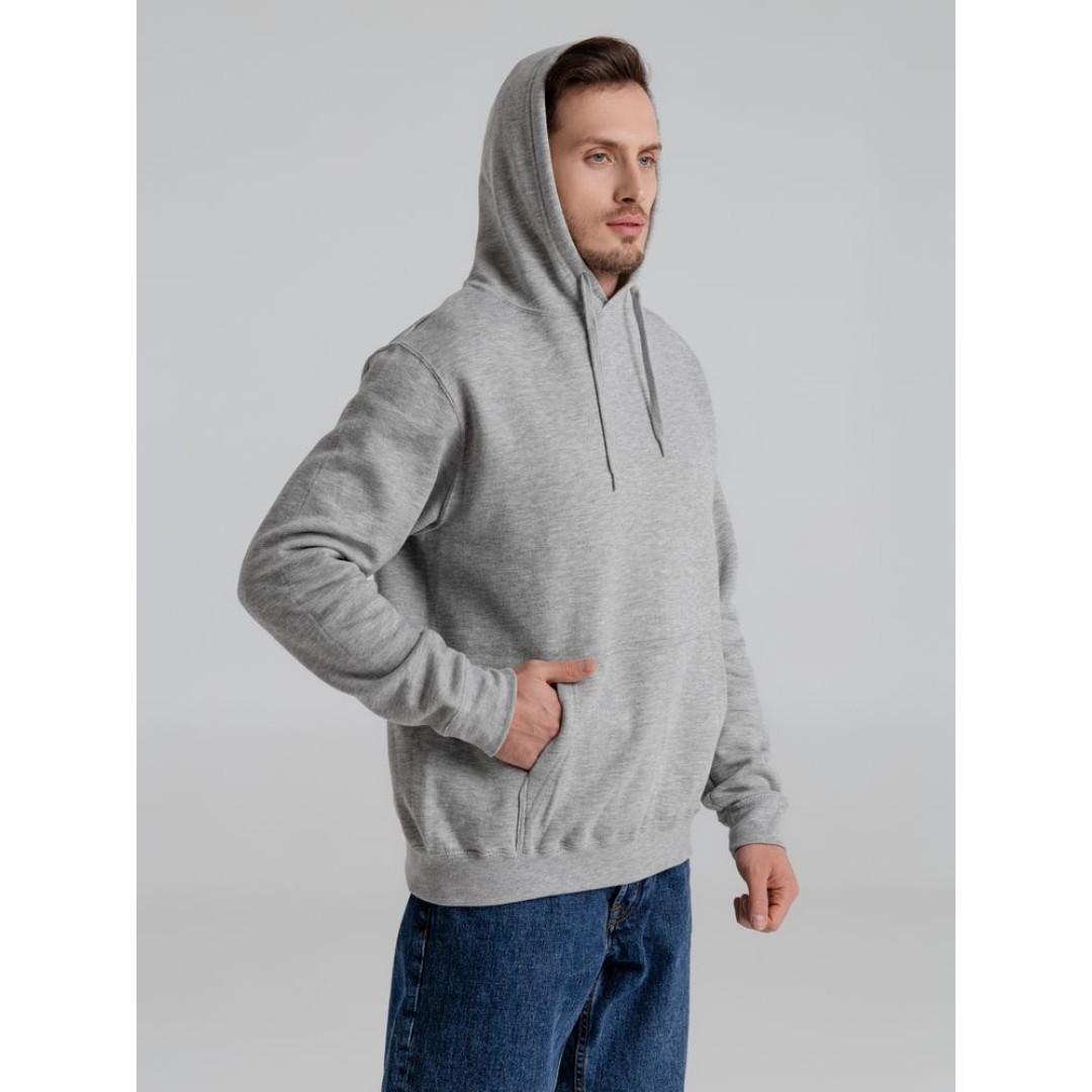 Толстовка с капюшоном Slam 320, серый меланж, S