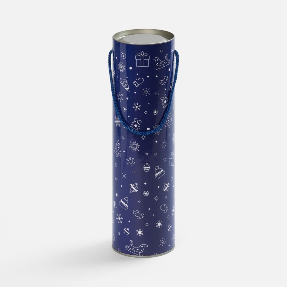 Тубус для бутылки Snowlace, синий