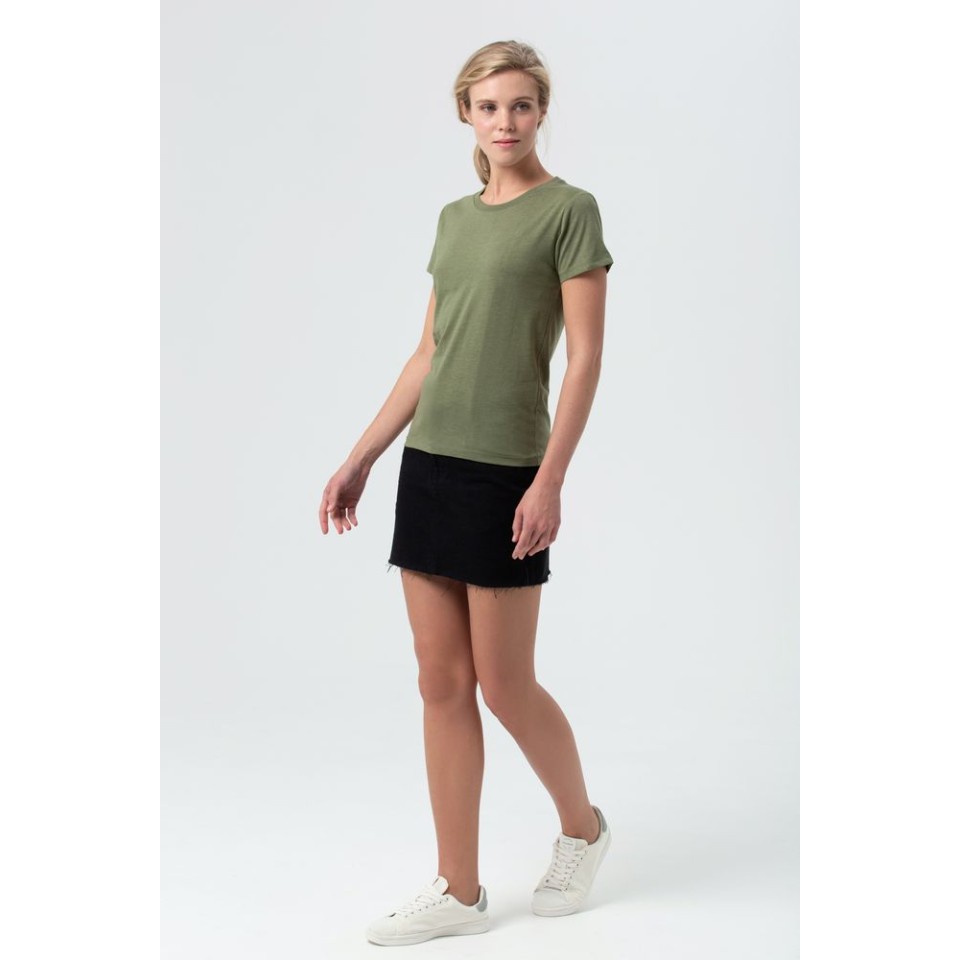 Футболка женская Regent Fit Women меланж хаки, XXL