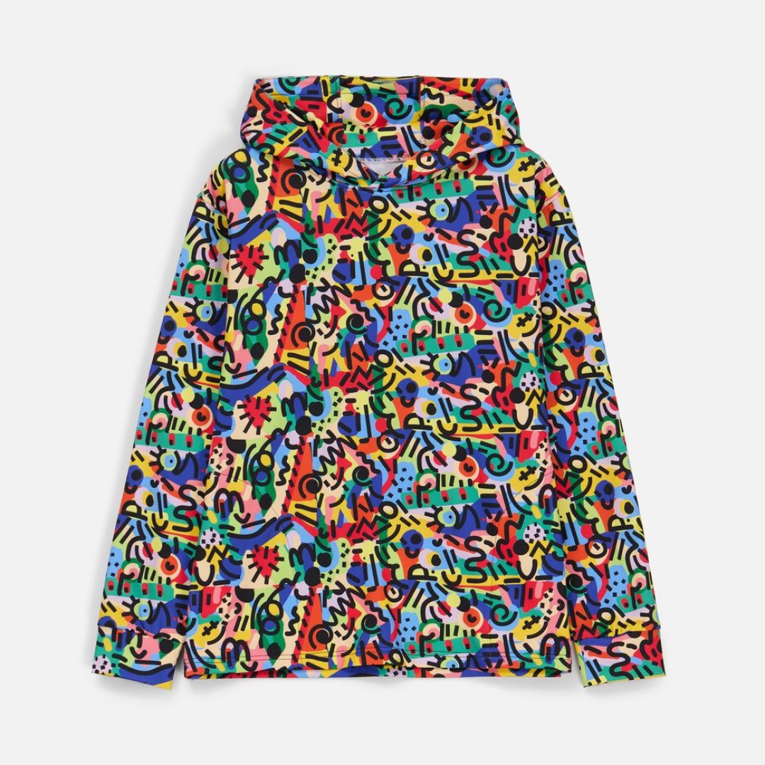 Худи унисекс Morfiss с полной запечаткой на заказ, размер XS/S