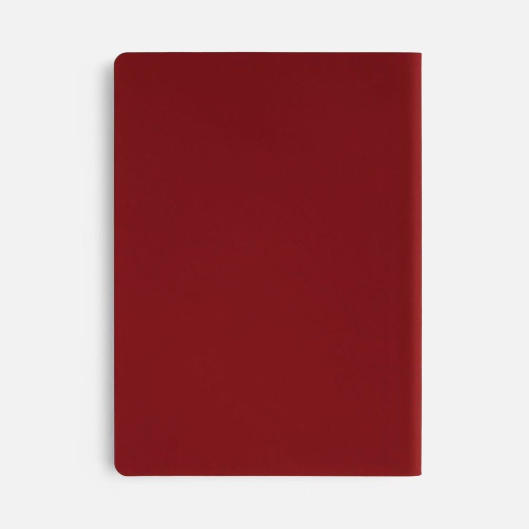 Ежедневник Flex Shall New, недатированный, красный