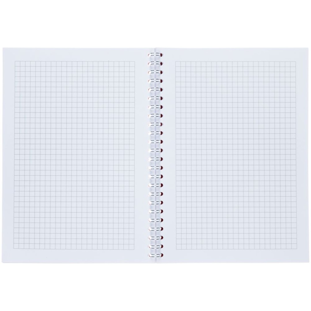 Блокнот Salvador в клетку, красный