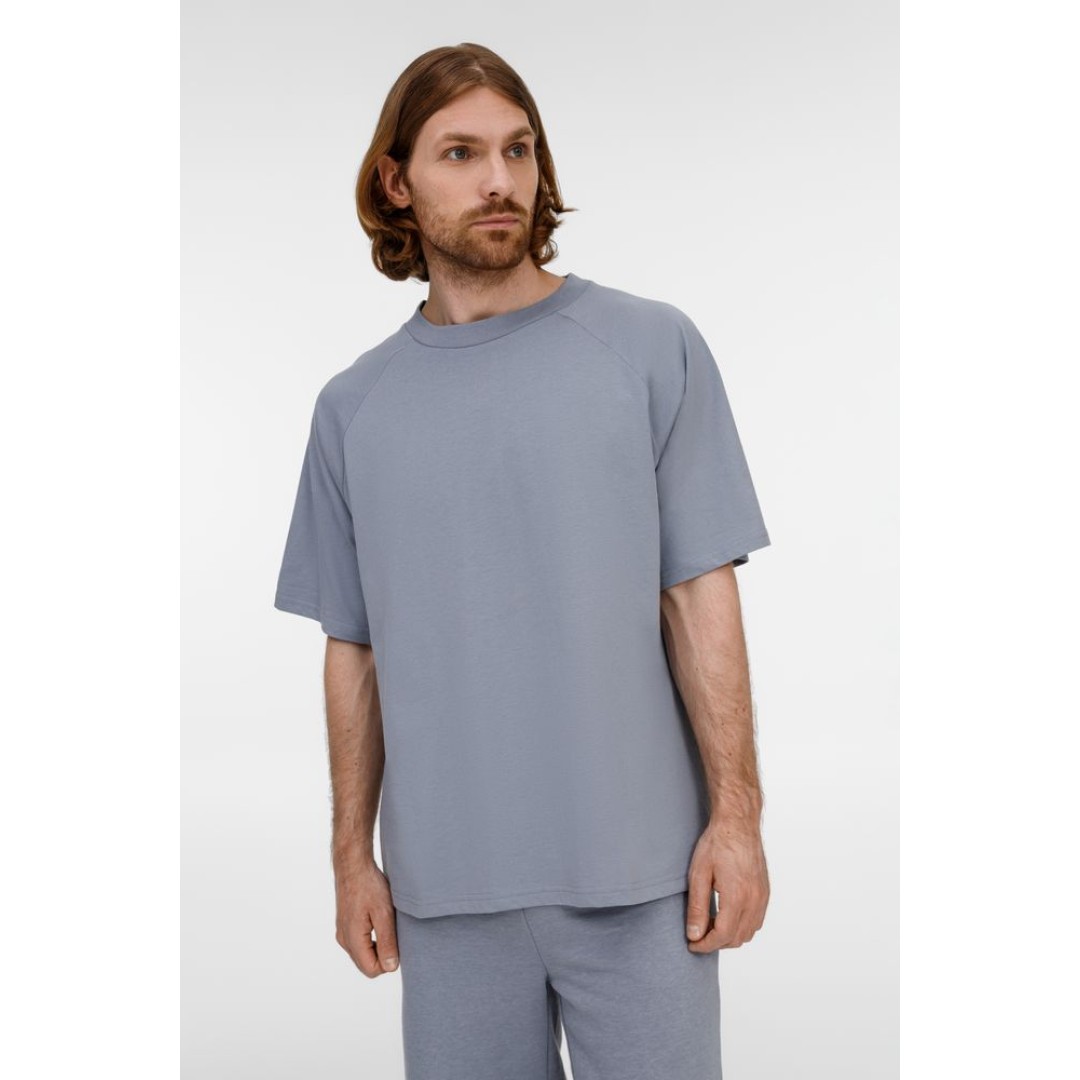 Футболка унисекс T2, серая, размер XS/S