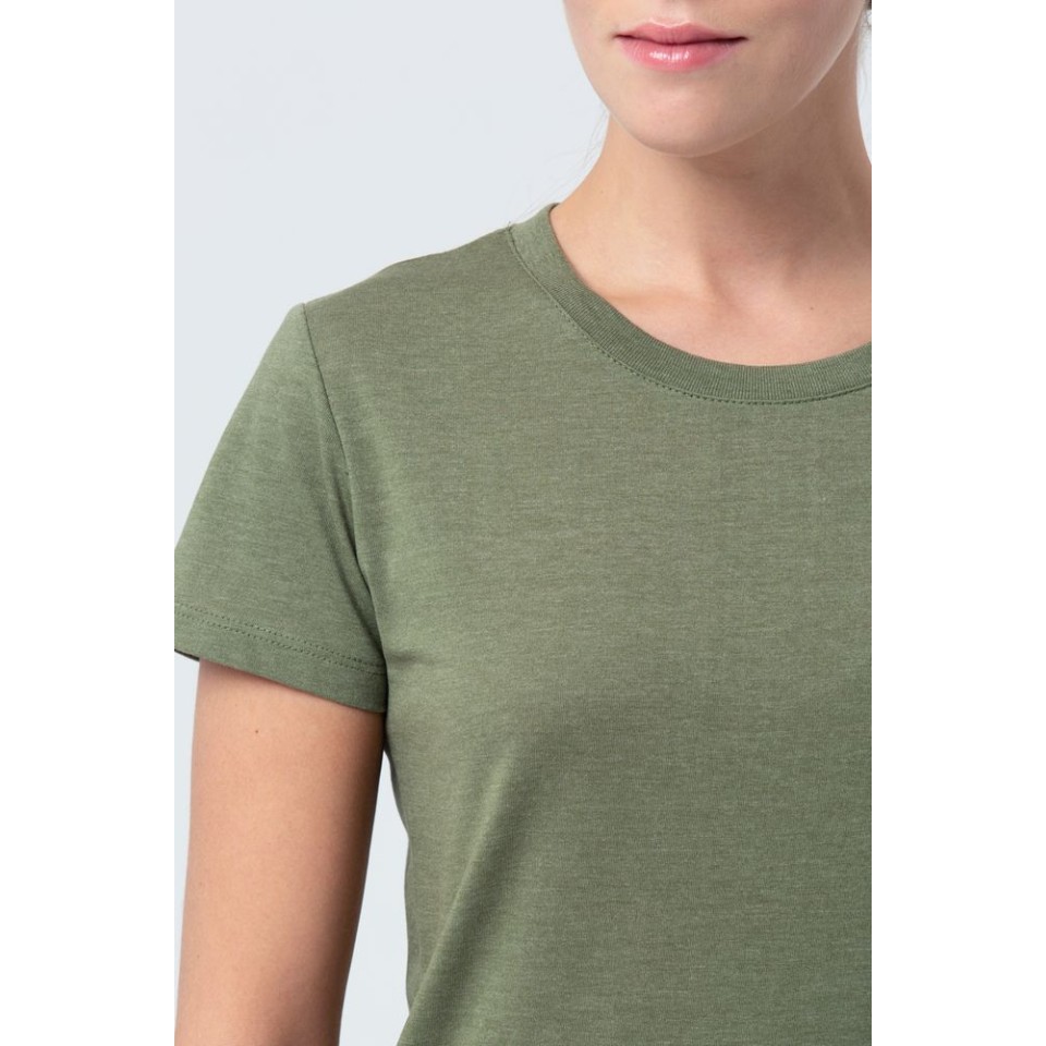 Футболка женская Regent Fit Women меланж хаки, XXL