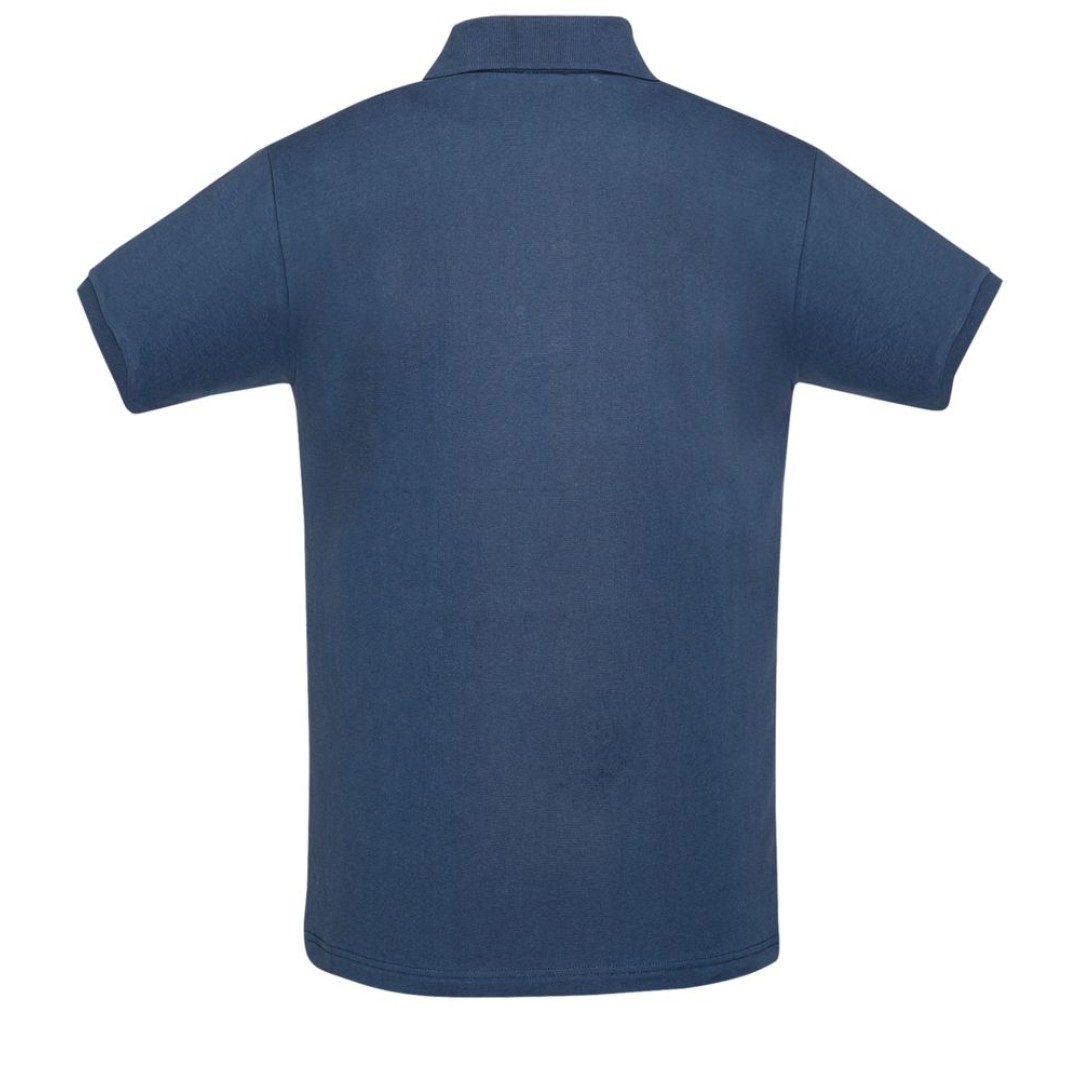 Рубашка поло мужская Perfect Men синий джинс, 3XL