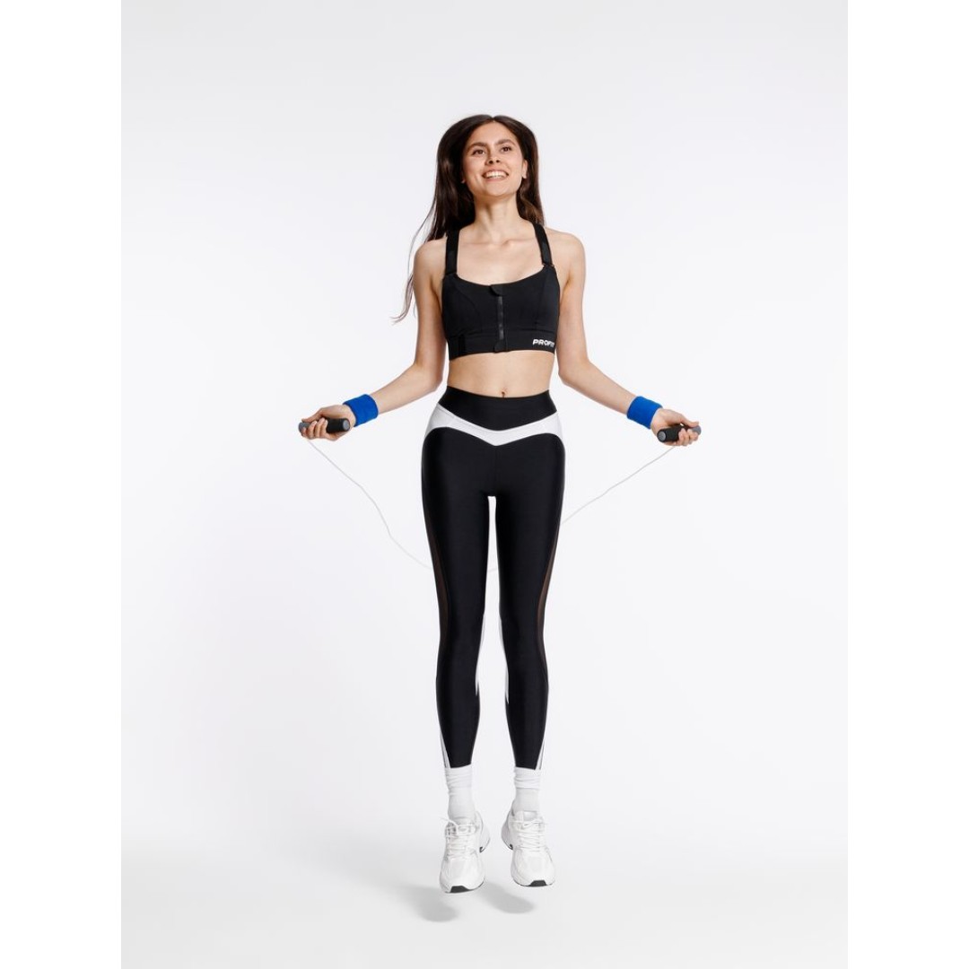 Скакалка скоростная Arriba, черная с серым