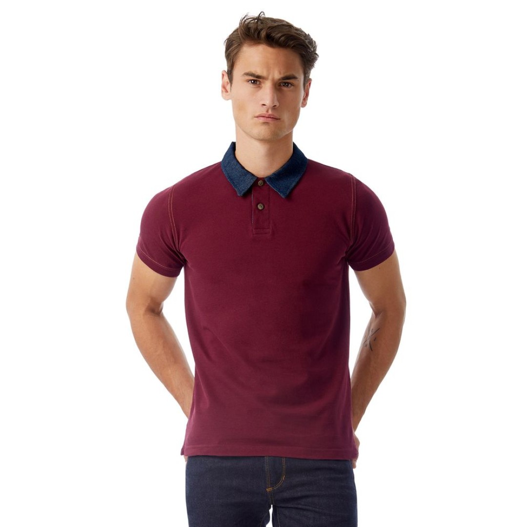 Рубашка поло мужская DNM Forward серый меланж, S