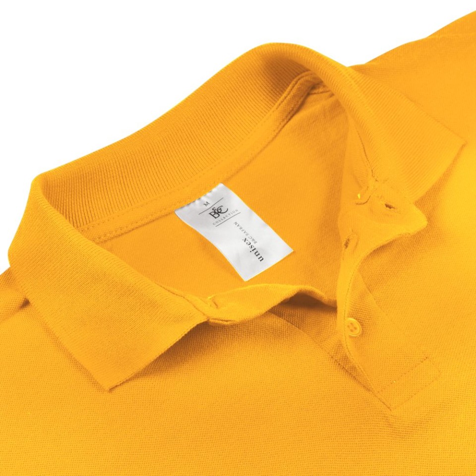 Рубашка поло Safran желтая, XL