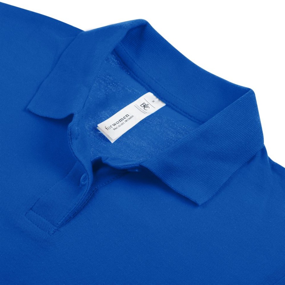 Рубашка поло женская ID.001 ярко-синяя, 3XL