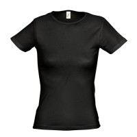 Футболка женская MIAMI 170 черная, S