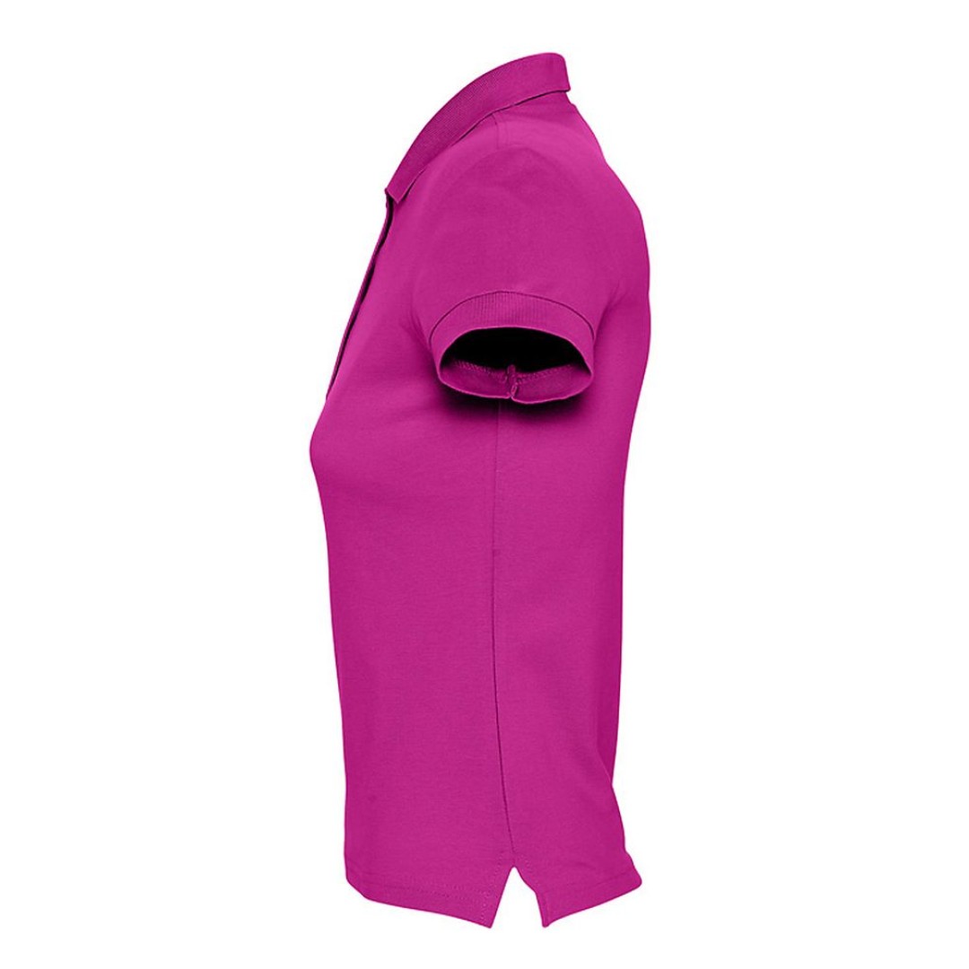 Рубашка поло женская Passion 170 ярко-розовая (фуксия), XL