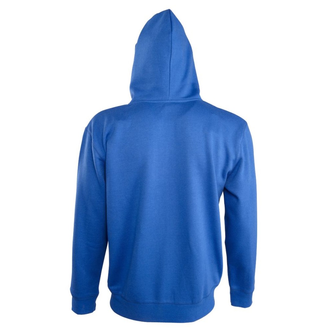 Толстовка мужская на молнии Soul Men 290 с контрастным капюшоном, ярко-синий, S