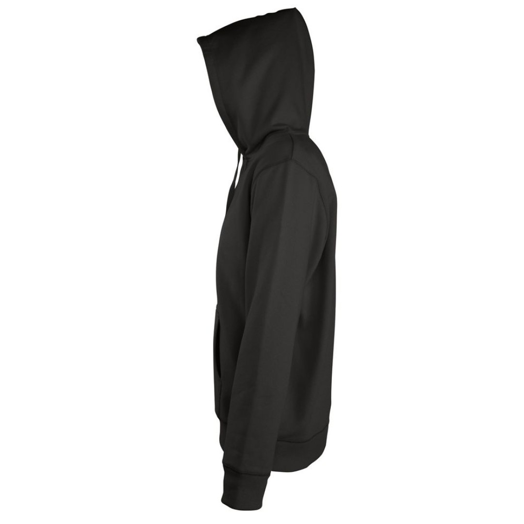 Толстовка мужская на молнии с капюшоном Seven Men, черная, M