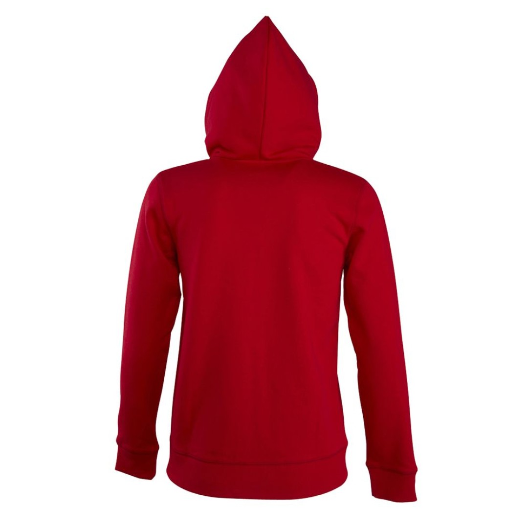 Толстовка женская на молнии с капюшоном Seven Women, красная, XL