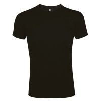Футболка мужская приталенная Imperial Fit 190, черная, L