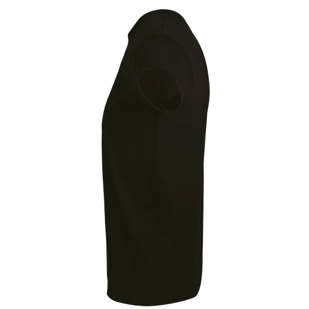 Футболка мужская приталенная Imperial Fit 190, черная, S