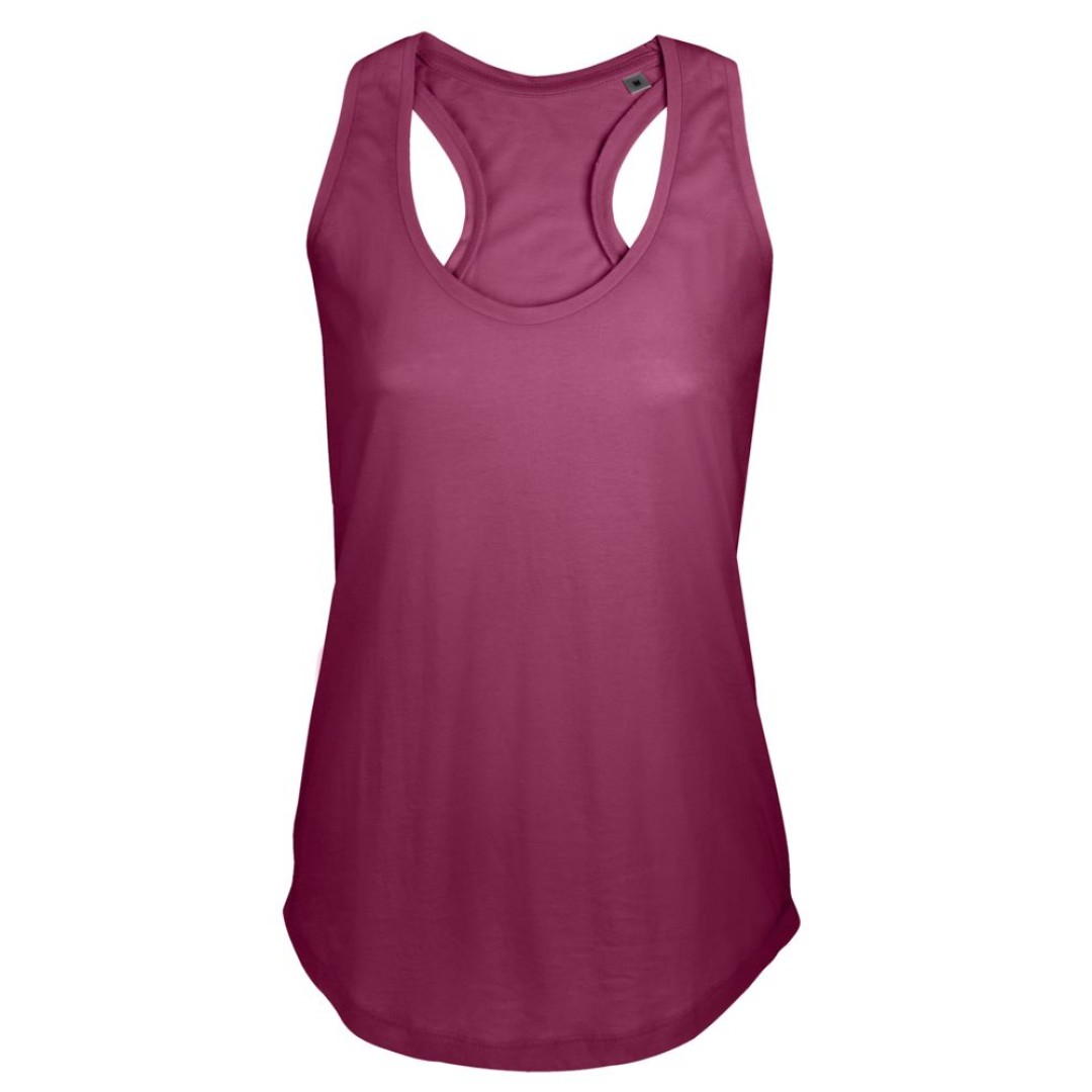 Майка женская Moka 110, темно-розовая (малиновая), M