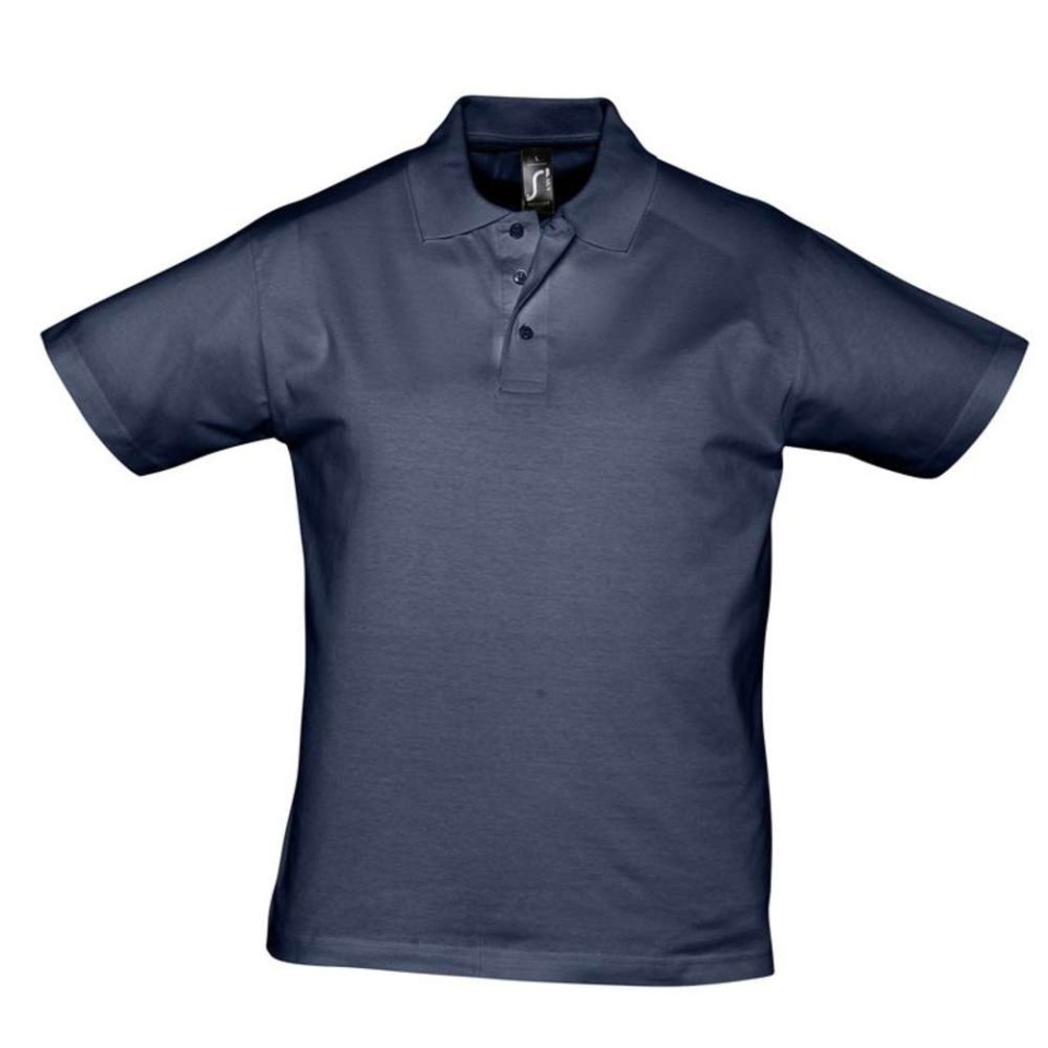 Рубашка поло мужская Prescott men 170 кобальт (темно-синяя), S
