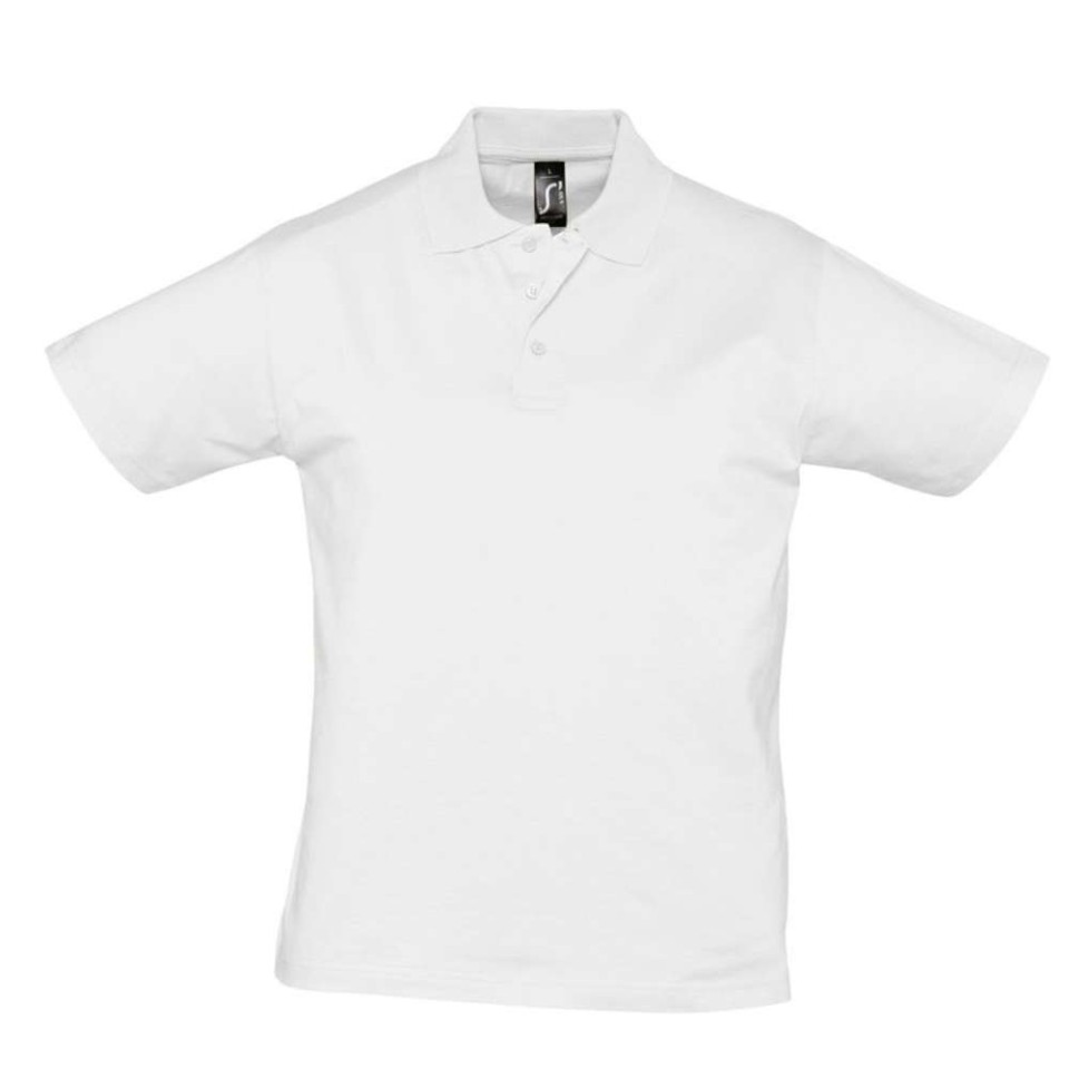 Рубашка поло мужская Prescott men 170 белая, M