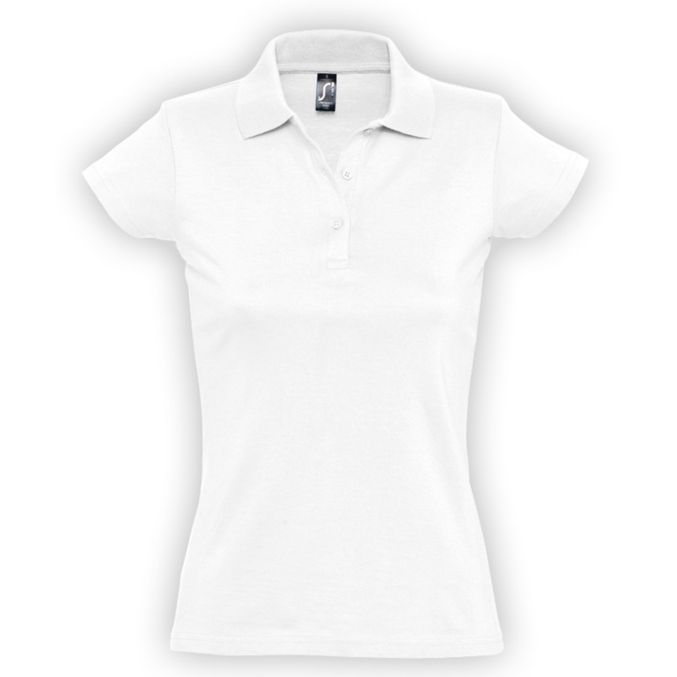 Рубашка поло женская Prescott women 170 белая, S