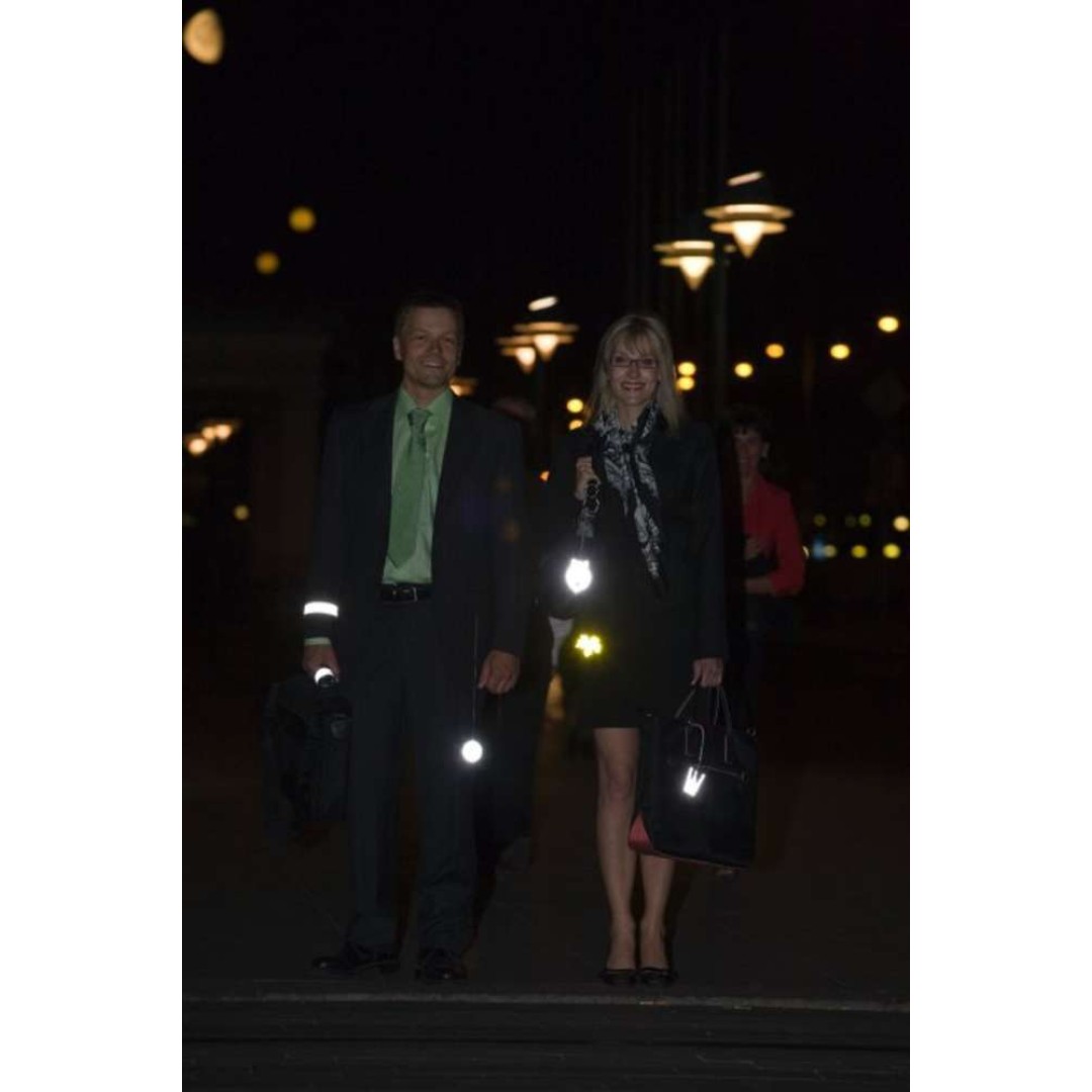 Светоотражатель «Футболка», неон-желтый