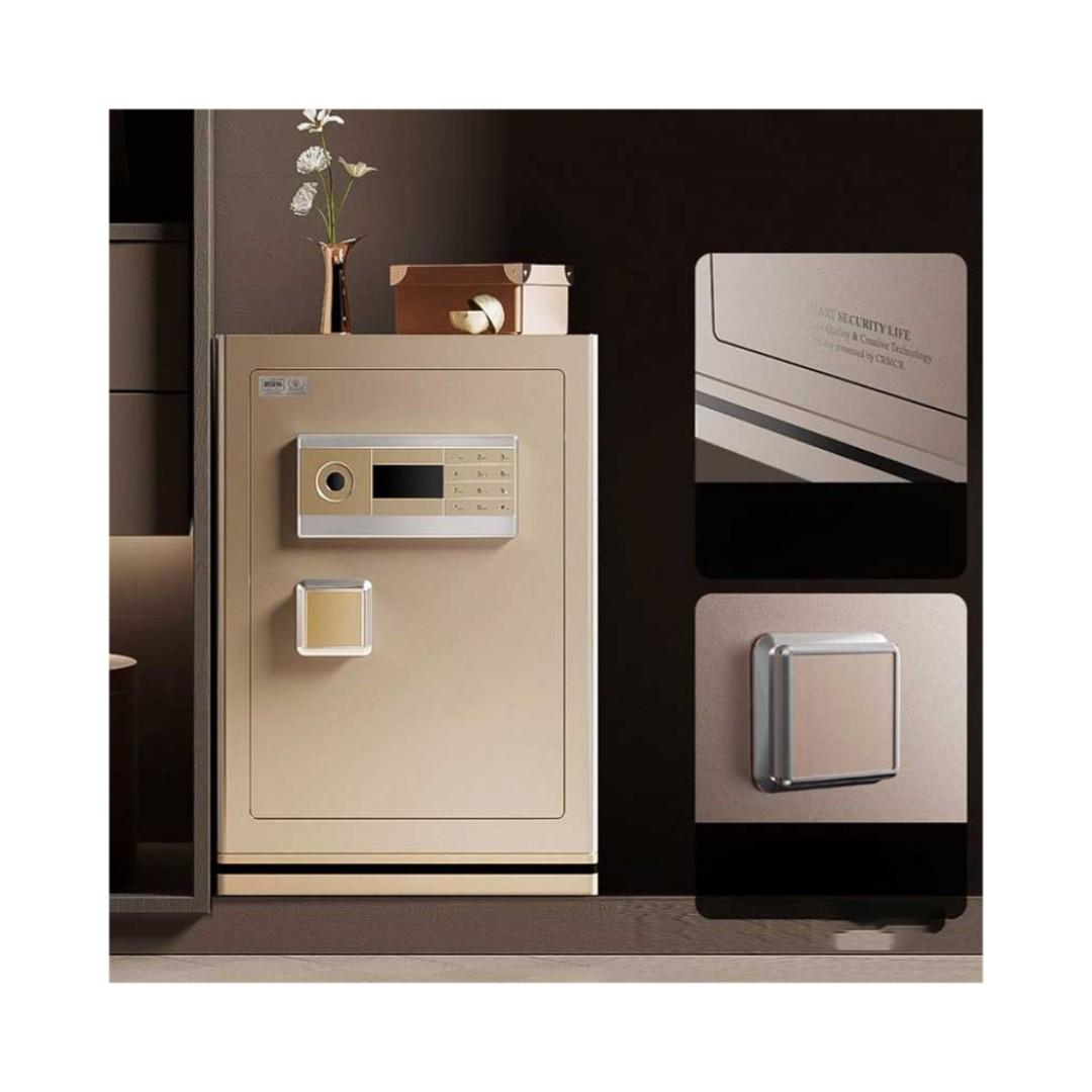 Умный электронный сейф со сканером отпечатка пальца Xiaomi CRMCR Kalinglebao Smart Safe With Fingerprint Scanner Cheese White (FDG-A10/D-98-LB)