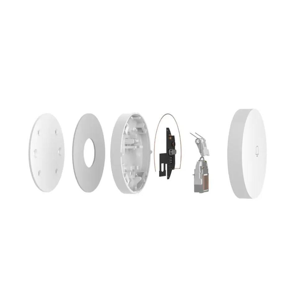 Беспроводной дверной звонок Xiaomi Mijia Linptech Wireless Doorbell White (G6L-WIFI-SW)