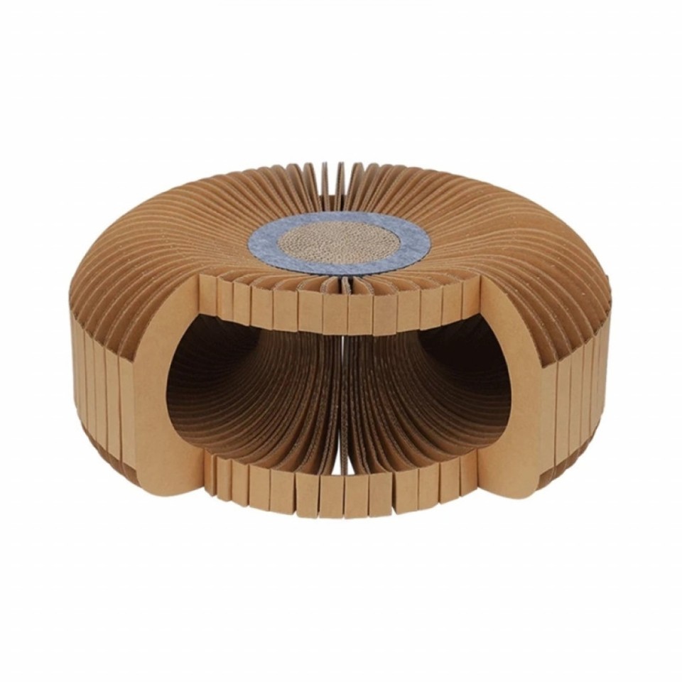 Домик для кошек Xiaomi Mini Monstar DIY Corrugated Grab Board Tunnel Cat Litter Stool (XS50-5002)