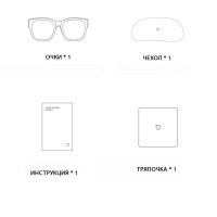 Солнцезащитные очки Xiaomi Mijia Square Fashion Sunglasses (MSG05GL)