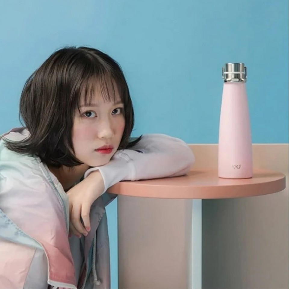 Термобутылка Xiaomi Kiss Kiss Fish KKF Insulation Cup с OLED-дисплеем 475 мл