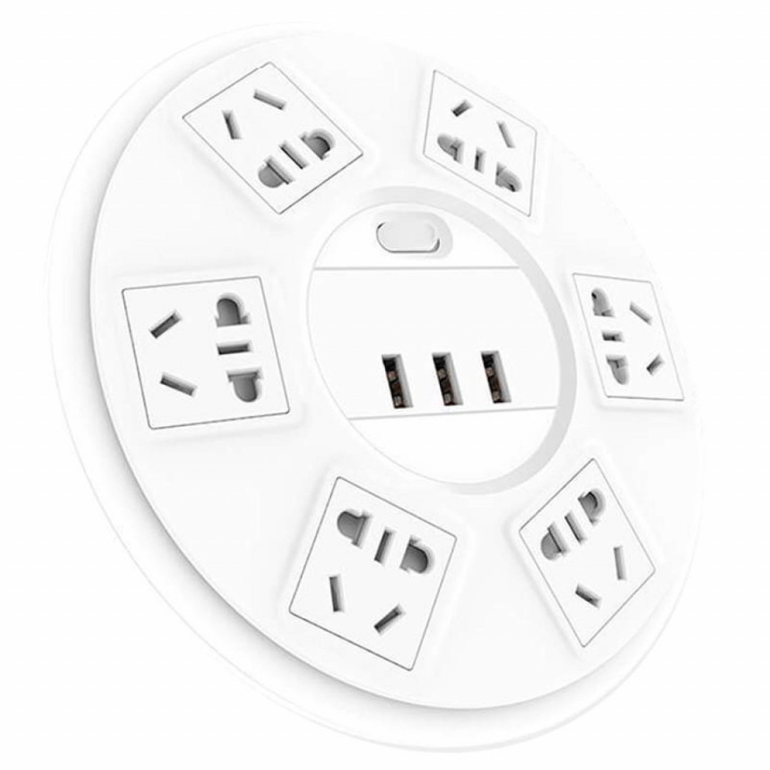 Удлинитель Xiaomi Top Tech Patch Panel SR21Y (6 розеток + 3 USB-порта)