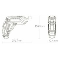 Аккумуляторная отвертка Xiaomi Tonfon 3.6V 1500mAh (3013227)