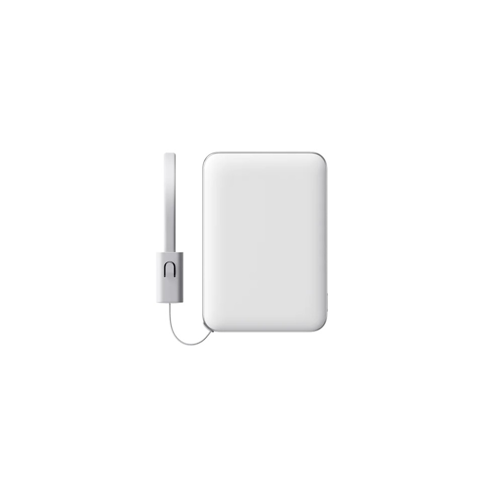 Ультратонкий внешний аккумулятор Xiaomi Ultra-Thin Power Bank with Built-in Cable 5000 mAh 22.5W (PB0522S)