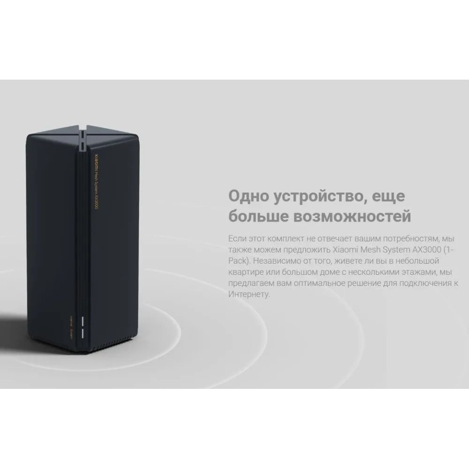 Беспроводная Wi-Fi Mesh система Xiaomi Mesh System AX3000 (DVB4315GL)