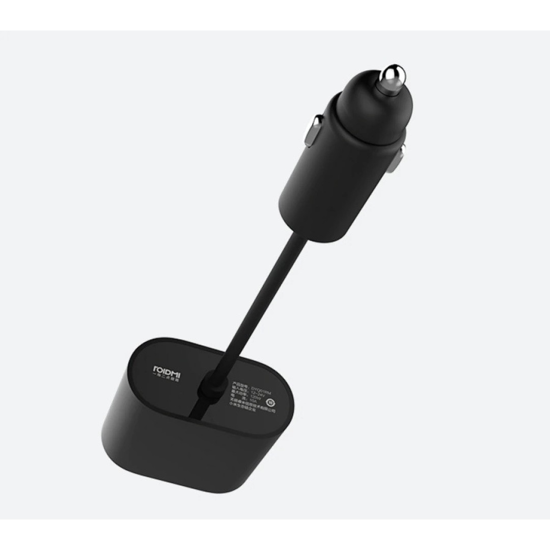 Автомобильный разветвитель прикуривателя Xiaomi Roidmi 2S Splitter 1 to 2 Charging Port