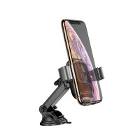 Автомобильный держатель с беспроводной быстрой зарядкой Baseus Smart Vehicle Bracket Wireless Charger (WXZN-B01)