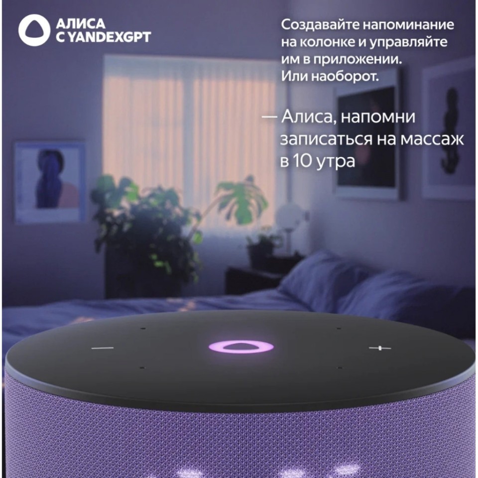 Умная колонка Яндекс Станция Мини 3 (YNDX-00027BLK)