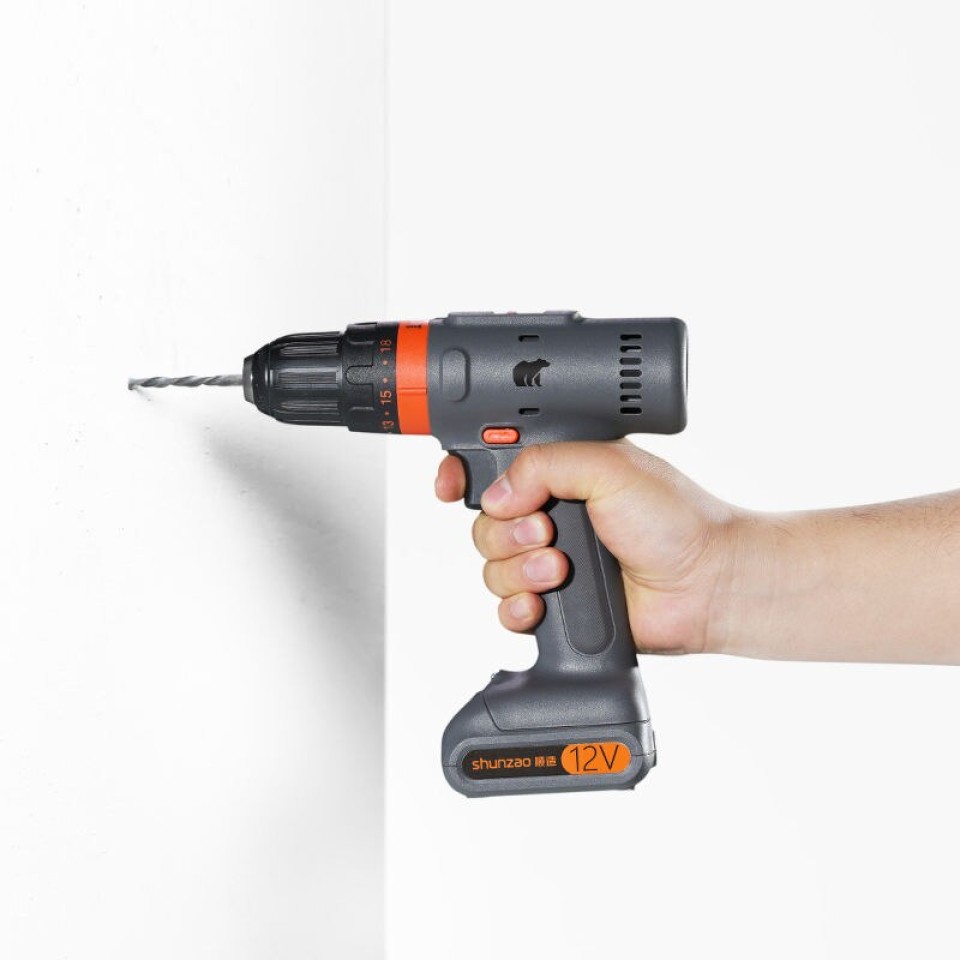 Аккумуляторная дрель-шуруповерт Xiaomi Shunzao Downstream Double Speed Impact Drill (DGD-1)