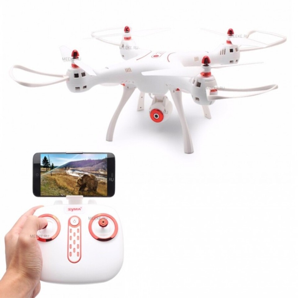 Радиоуправляемый квадрокоптер Syma X8SC с HD камерой, барометром RTF 2.4G