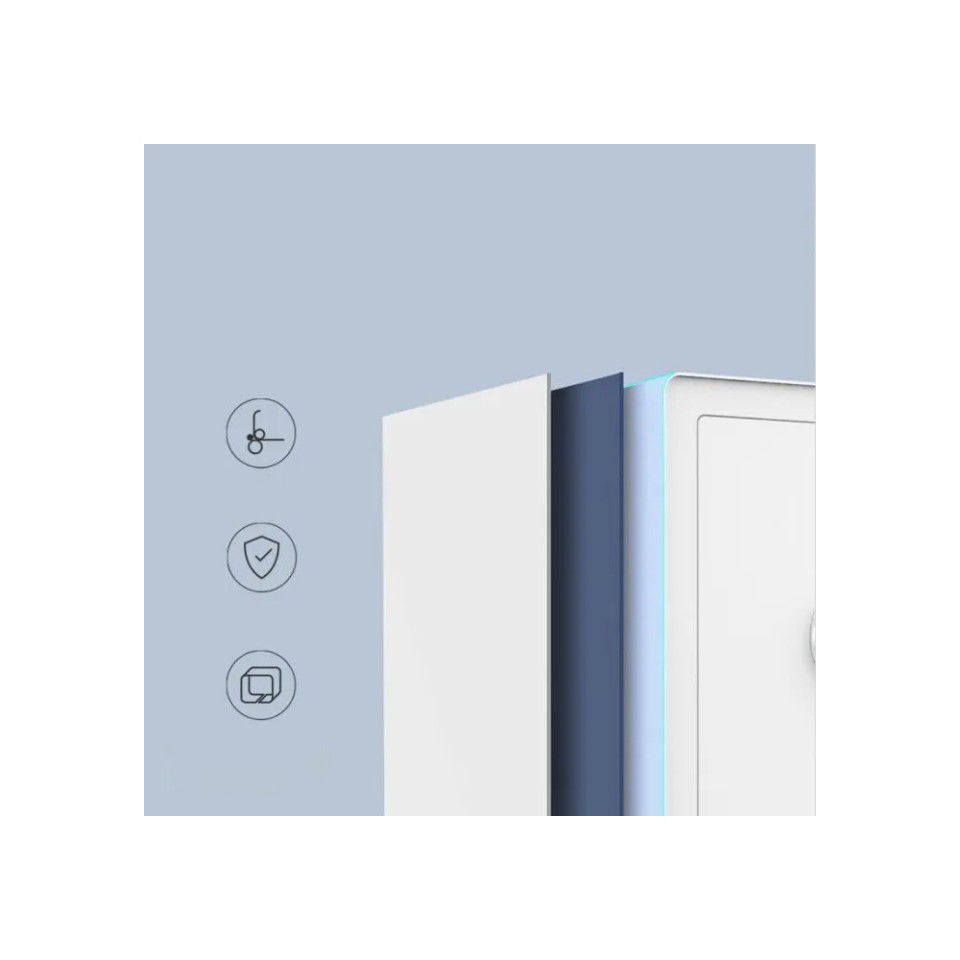 Умный электронный сейф со сканером отпечатка пальцев Xiaomi CRMCR Smart Safe Deposit Box Black (BGX-X1-45MK)