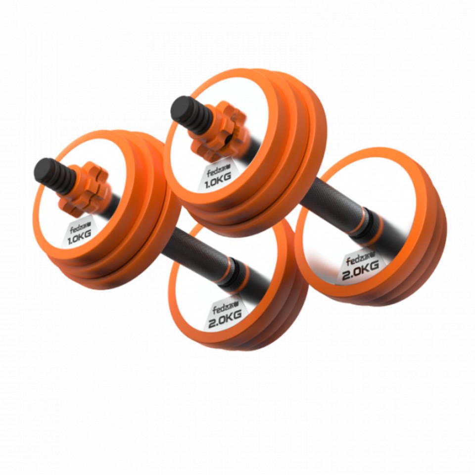 Спортивный набор для фитнеса Xiaomi Fed Filton Steel Home Fitness Dumbbells 20 кг (FED-XM800920)