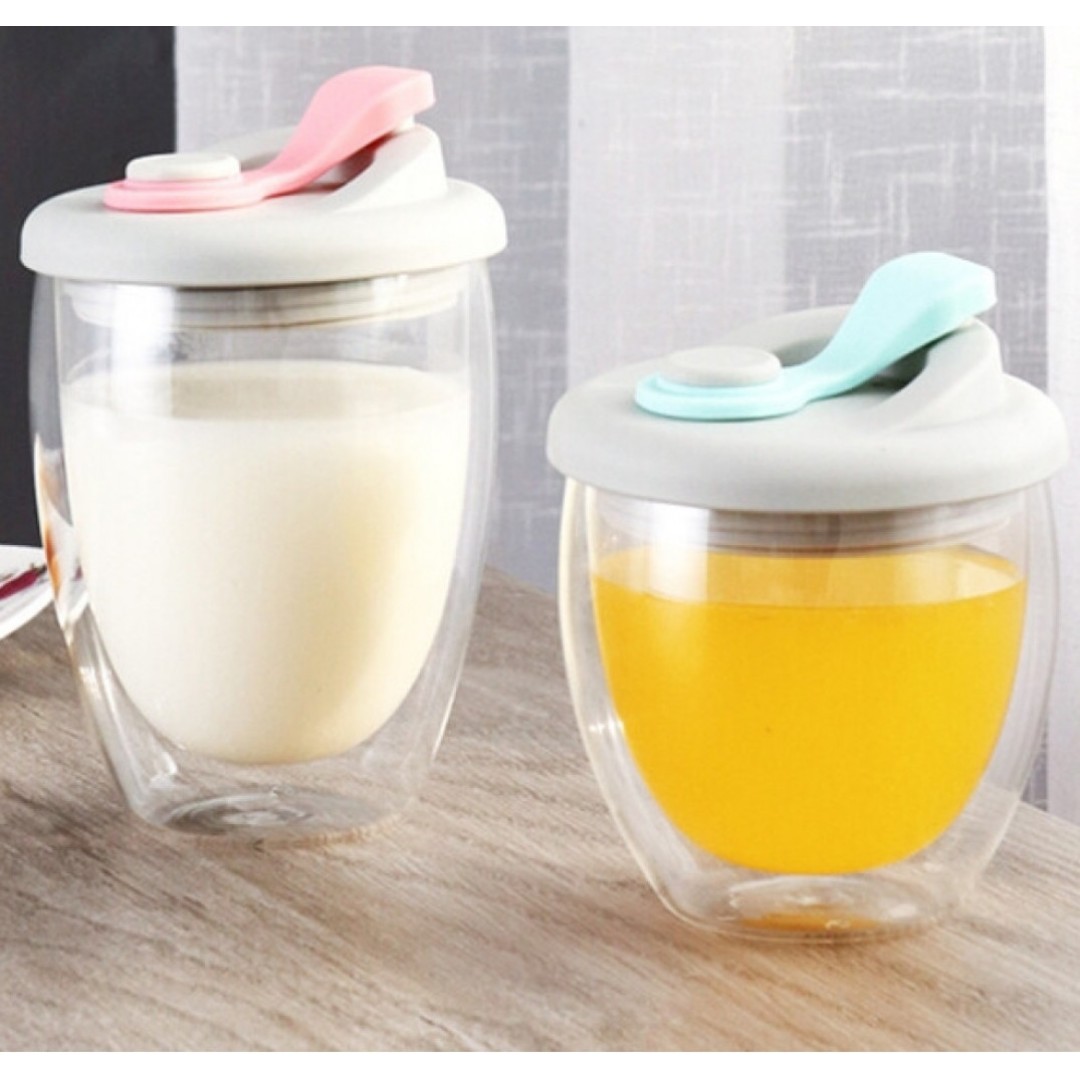 Термокружка с двойным стеклом Xiaomi Portable With Double Glass Coffee Cup (EBWB02MSK)