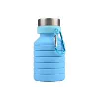 Силиконовая складная бутылка для воды 500 мл Qwerty