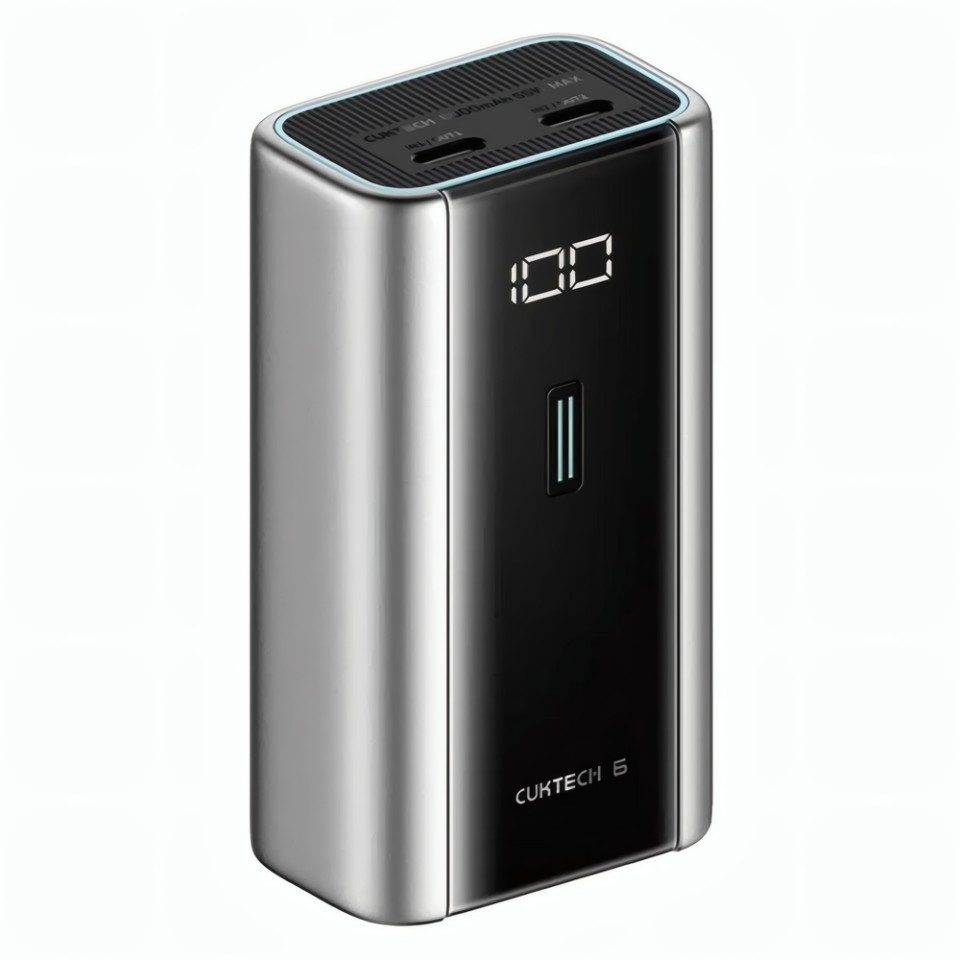 Внешний аккумулятор Xiaomi CUKTECH PB060 6000mAh 55W (CUKPB060GLSL)