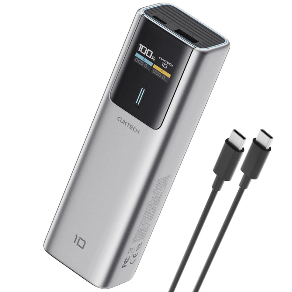 Внешний аккумулятор Xiaomi CUKTECH PB100P 10000mAh 150W Type-C (CKPB100PGLBK)