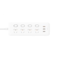 Удлинитель Xiaomi Mi Power Strip 4 Socket + 3 USB White (MJSWSKCXB-01QM)